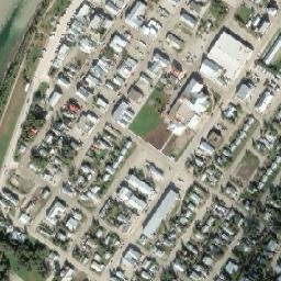 Dawson City map(satellite map)