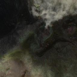 Satellite view of Þríhnúkagígur, inside the volcano