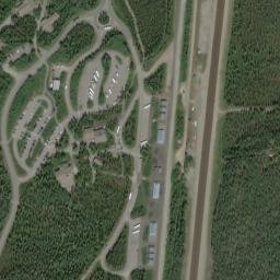 McKinley Park Alaska High Resolution Satellite Map