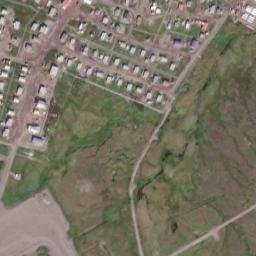 Savoonga Alaska High Resolution Satellite Map