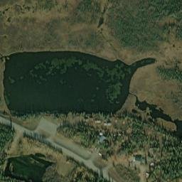 Dot Lake Alaska High Resolution Satellite Map