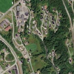 Meråker map(satellite map)