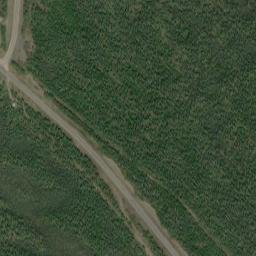Tetlin Junction Alaska High Resolution Satellite Map