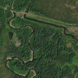 Ganes Creek Alaska High Resolution Satellite Map