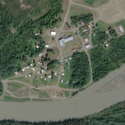 Nikolai Alaska High Resolution Satellite Map