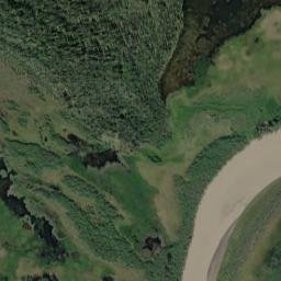 Northway Junction Alaska High Resolution Satellite Map