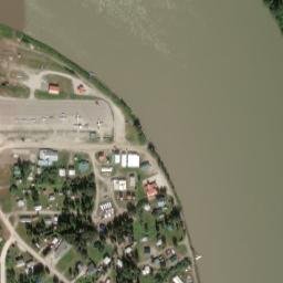 McGrath Alaska High Resolution Satellite Map