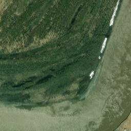 Hamilton Alaska High Resolution Satellite Map