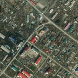 Khandyga map(satellite map)