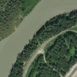 Curry Alaska High Resolution Satellite Map