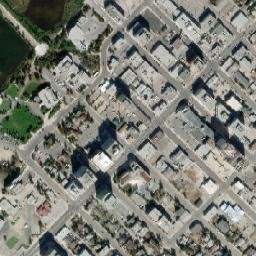 Yellowknife map(satellite map)