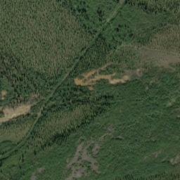 Nabesna Alaska High Resolution Satellite Map