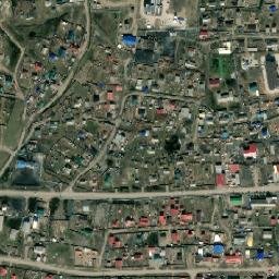 Ytyk-Kyuyël’ map(satellite map)