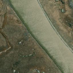 Black Alaska High Resolution Satellite Map