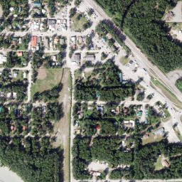 Talkeetna Alaska High Resolution Satellite Map