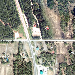 Trapper Creek Alaska High Resolution Satellite Map