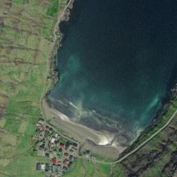 Satellite view of Niðri á Sand