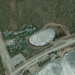 Tazlina Alaska High Resolution Satellite Map