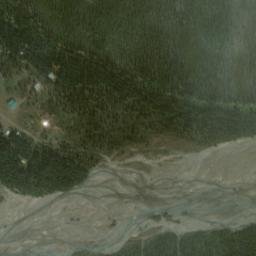 Chisana Alaska High Resolution Satellite Map