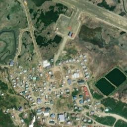 Scammon Bay Alaska High Resolution Satellite Map