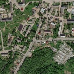 Pudozh map(satellite map)
