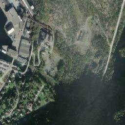 Svelgen map(satellite map)