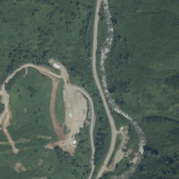 Fishhook map(satellite map)