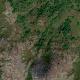 Lazy Mountain map(satellite map)