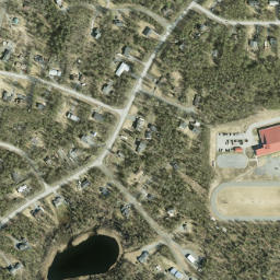 Lakes map(satellite map)