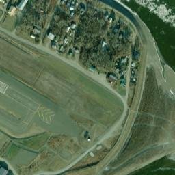 Aniak Alaska High Resolution Satellite Map