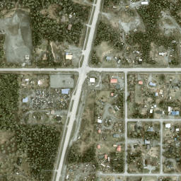 Butte map(satellite map)