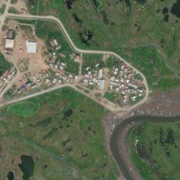 Hooper Bay map(satellite map)