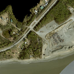 Knik Alaska High Resolution Satellite Map