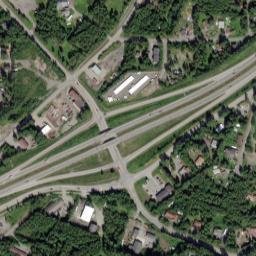 Peters Creek Alaska High Resolution Satellite Map