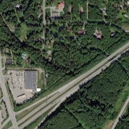 Birchwood Alaska High Resolution Satellite Map