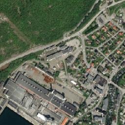 Høyanger map(satellite map)