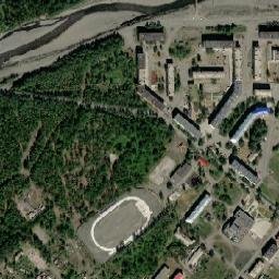 Ust’-Omchug map(satellite map)