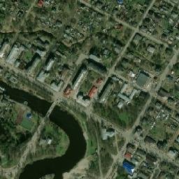 Vytegra map(satellite map)