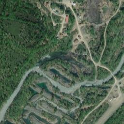 Nyac Alaska High Resolution Satellite Map