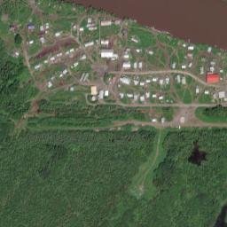 Kwethluk Alaska High Resolution Satellite Map