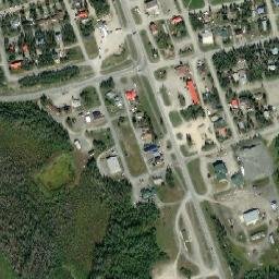 Haines Junction map(satellite map)