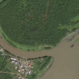 Oscarville Alaska High Resolution Satellite Map