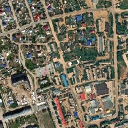 Lensk map(satellite map)