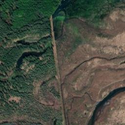 Eyak Alaska High Resolution Satellite Map