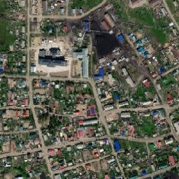 Ust-Maya map(satellite map)