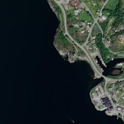 Eikelandsosen map(satellite map)