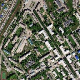 Severoural’sk map(satellite map)
