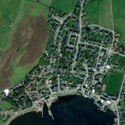 Scalloway map(satellite map)