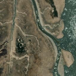 Kuskovak Alaska High Resolution Satellite Map