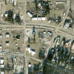 Watson Lake map(satellite map)